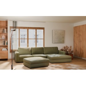 Кутовий диван Bourbon Bydgoskie Meble з подушками 303x176 см