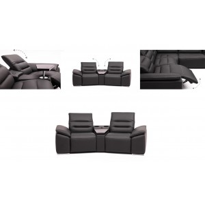 Диван Impressione Etap Sofa з баром, столиком, медіа 208 см