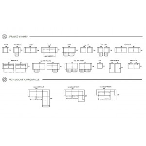 Кутовий диван Mellow Etap Sofa з ліжком 269x269 см