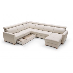 Кутовий диван Ergo Etap Sofa з підголівниками 261x341x171 см
