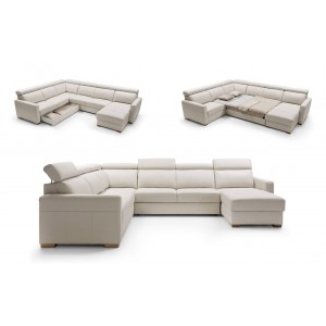 Кутовий диван Ergo Etap Sofa з підголівниками 261x341x171 см