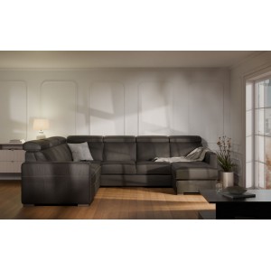 Кутовий диван Ergo Etap Sofa з підголівниками 261x341x171 см