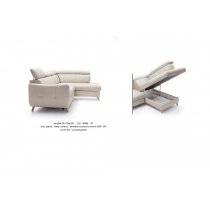 Кутовий диван Hugo Etap Sofa лівий з підголівниками 231x171 см