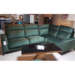 Кутовий диван Legato Bydgoskie Meble з реклайнером 297x209 см