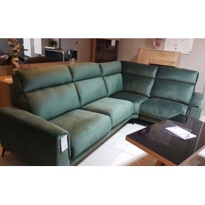 Кутовий диван Legato Bydgoskie Meble з реклайнером 297x209 см