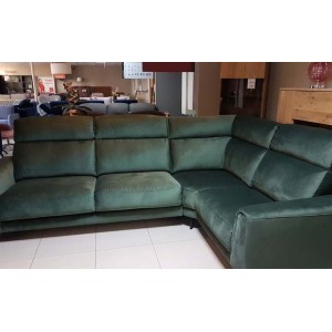 Кутовий диван Legato Bydgoskie Meble з реклайнером 297x209 см