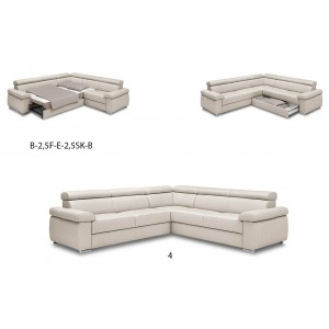 Кутовий диван Zoom Etap Sofa з підголовниками 261x203 см