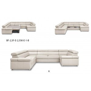 Кутовий диван Zoom Etap Sofa з підголовниками 261x203 см