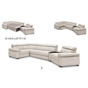 Кутовий диван Zoom Etap Sofa з підголовниками 261x203 см