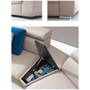 Кутовий диван Zoom Etap Sofa з підголовниками 261x203 см