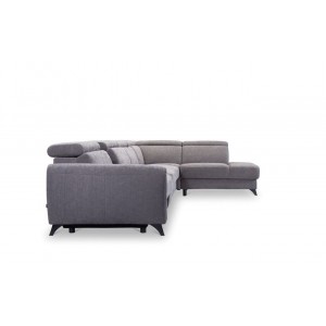 Кутовий диван Lorens Gala Collezione з ліжком і реклайнером 373x216 см