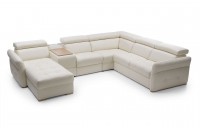 Кутовий диван Massimo Gala Collezione з баром і реклайнером правий 336x268 см