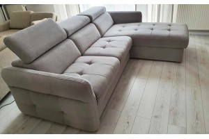 Кутовий диван Massimo Gala Collezione з ліжком 253x187 см