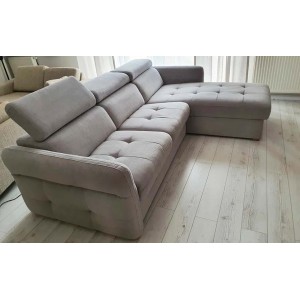 Кутовий диван Massimo Gala Collezione з ліжком 253x187 см