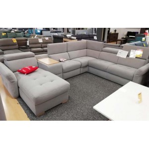 Кутовий диван Massimo Gala Collezione з баром і реклайнером правий 336x268 см