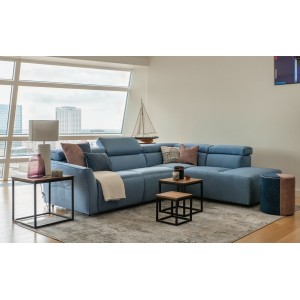 Кутовий диван Nola Pro Gala Collezione 285x217 см з ортопедичним матрацом