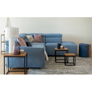Кутовий диван Nola Pro Gala Collezione 285x217 см з ортопедичним матрацом