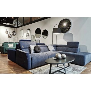 Кутовий диван Nola Pro Gala Collezione 285x217 см з ортопедичним матрацом