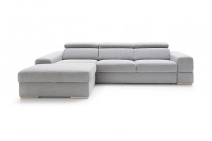 Кутовий диван Plaza Gala Collezione з підголовниками правий 313x180 см