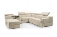 Кутовий диван Belluno Gala Collezione з баром, столиком і реклайнером 359х270 см