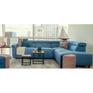 Кутовий диван Nola Gala Collezione 265x217 см з матрацом 12 см