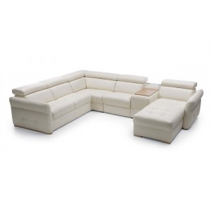 Кутовий диван Massimo Gala Collezione з баром і реклайнером лівий 336x268 см