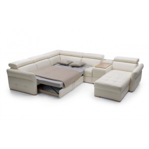 Кутовий диван Massimo Gala Collezione з баром і реклайнером лівий 336x268 см