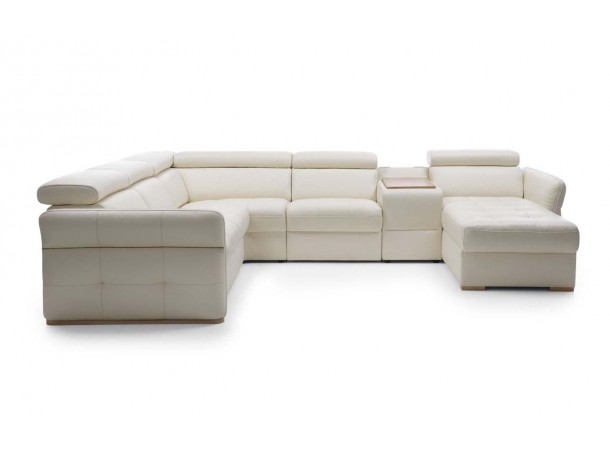 Кутовий диван Massimo Gala Collezione з баром і реклайнером лівий 336x268 см