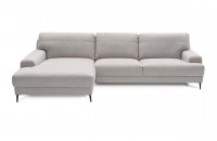 Кутовий диван Monday Gala Collezione на високих ніжках правий 303x159 см