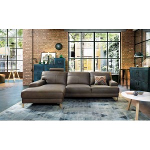 Кутовий диван Monday Gala Collezione на високих ніжках правий 243x159 см