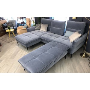 Кутовий диван Axel Gala Collezione правий розкладний 283x185 см