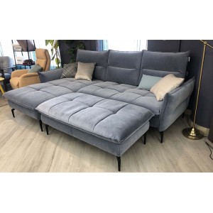 Кутовий диван Axel Gala Collezione правий розкладний 283x185 см