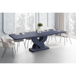 Стіл Bellissima Hubertus гранат матовий Amore Colore 160-208-256 см