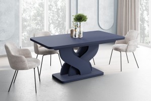 Стіл Bellissima Hubertus гранат матовий Amore Colore 160-208-256 см