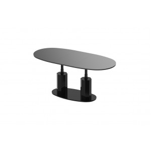 Стіл Barletta Hubertus чорний 130-170 см регульована висота 54-74 см