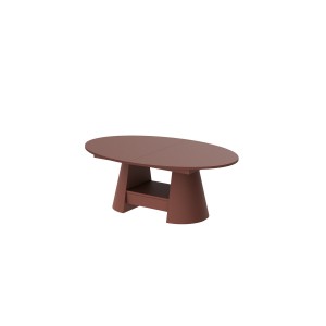 Стіл Calabro MAX Hubertus з ящиком бордо Amore Colore 140-188 см регульована висота 55-75 см