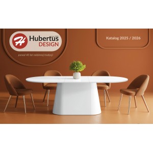 Стіл Capitolo Hubertus білий глянцевий 160-208 см