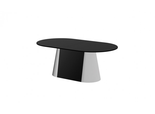Стіл Capitolo GLAM Hubertus Design чорний глянцевий 160-208 см Стіл Capitolo GLAM Hubertus Design чорний глянцевий 160-208 см