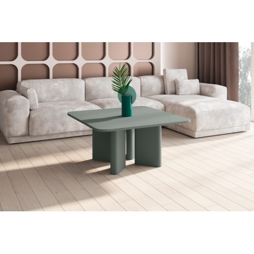 Столик Diverso Hubertus Design зелений матовий Amore Colore 80 см