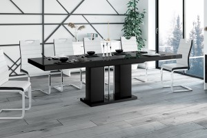 Стіл Lorena Hubertus Design чорний 160-210-260 см