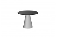 Стіл Pineto GLAM Hubertus Design чорний глянцевий 100 см