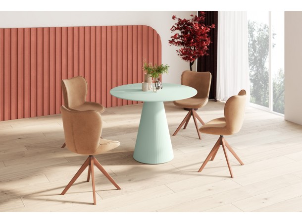 Стіл Pineto Hubertus м'ятний Amore Colore 100 см Стіл Pineto Hubertus м'ятний Amore Colore 100 см