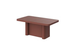 Стіл Portofino Hubertus бордо матовий Amore Colore 160-412 см