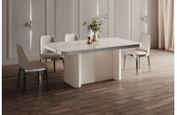 Стіл Portofino GLAM Hubertus Design кашемір глянцевий 160-412 см