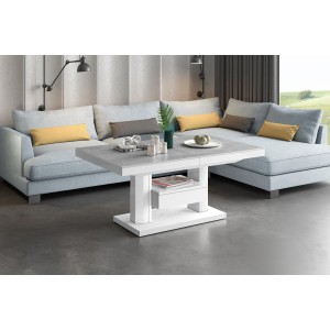 Стіл Quadro Max Hubertus з ящиком сірий камінь 120-170 см висота 54-74 см Стіл Quadro Max Hubertus з ящиком сірий камінь 120-170 см висота 54-74 см