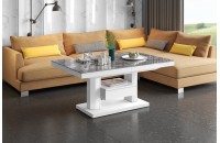 Стіл Quadro Max Hubertus з ящиком Venatino темний 120-170 см висота 54-74 см