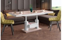 Стіл Quadro Max Hubertus з ящиком капучіно 120-170 см висота 54-74 см