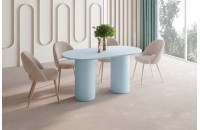 Стіл Roseto Hubertus блакитний Amore Colore 150 см