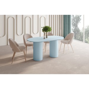 Стіл Roseto Hubertus блакитний Amore Colore 150 см