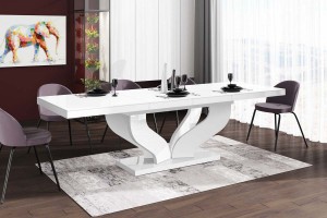 Стіл Viva Hubertus Design білий 160-208-256 см